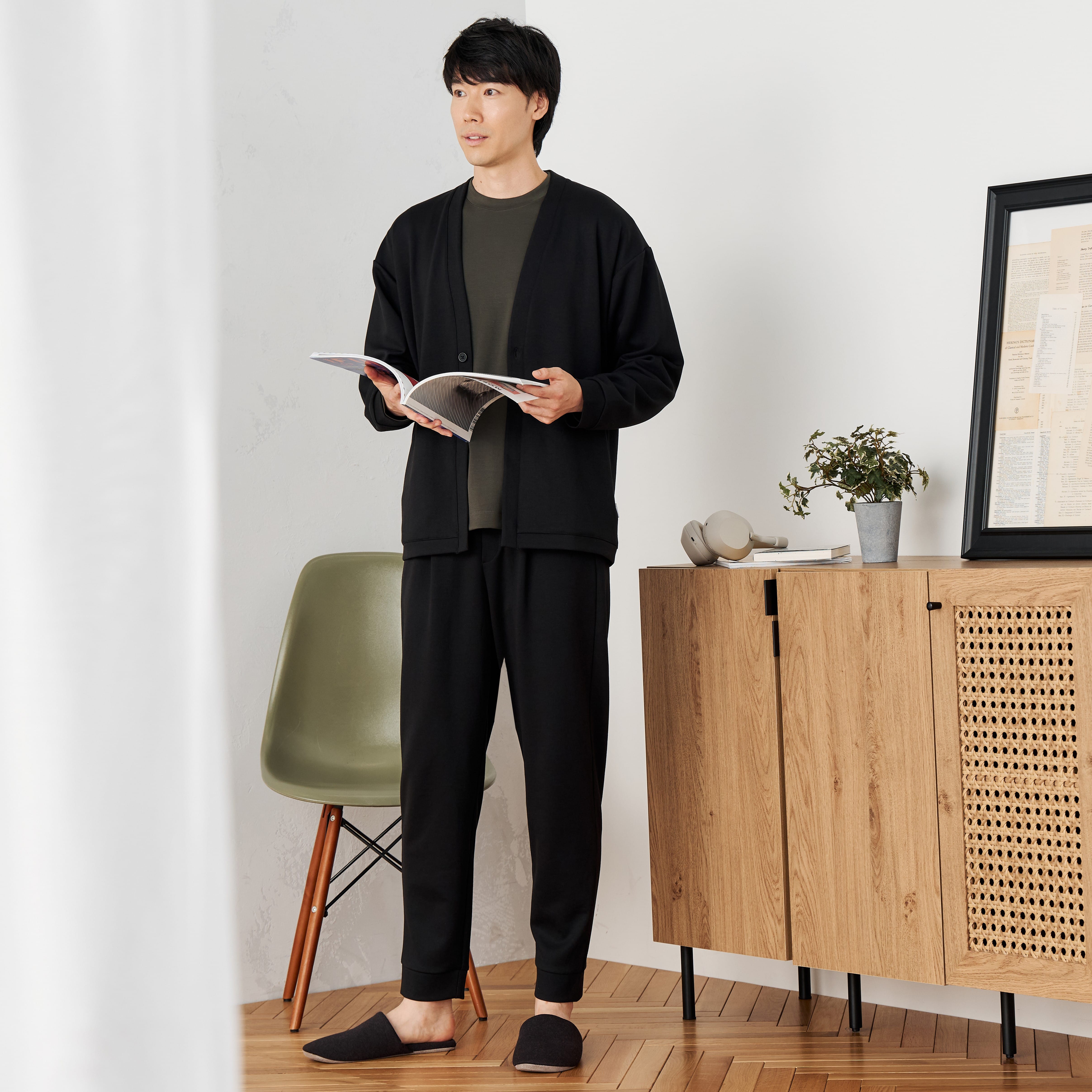 Unisex穿著舒適 Lounge Cardigan_09