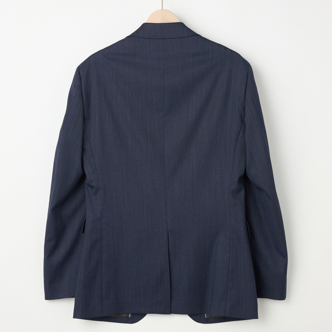 Wool Blend Pinhead Suit - Blue_18