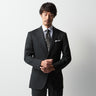 Lustrous Wool Blend Suit with Side Adjuster - Khaki_18
