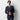 Wool Blend Windowpane Suit with Side Adjuster - Navy_16