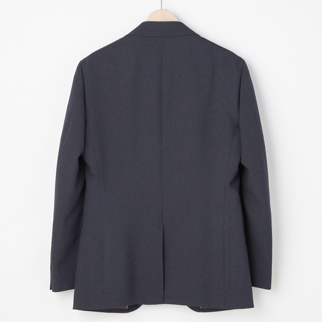2-Pants Washable Houndstooth Suit - Navy_18