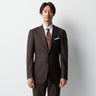 LUXE Line Super 140's Wool Suit - Brown_20