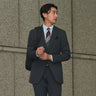 Washable Plain Suit - Medium Gray_16