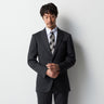 Wool Blend Twill Suit - Charcoal Gray_17