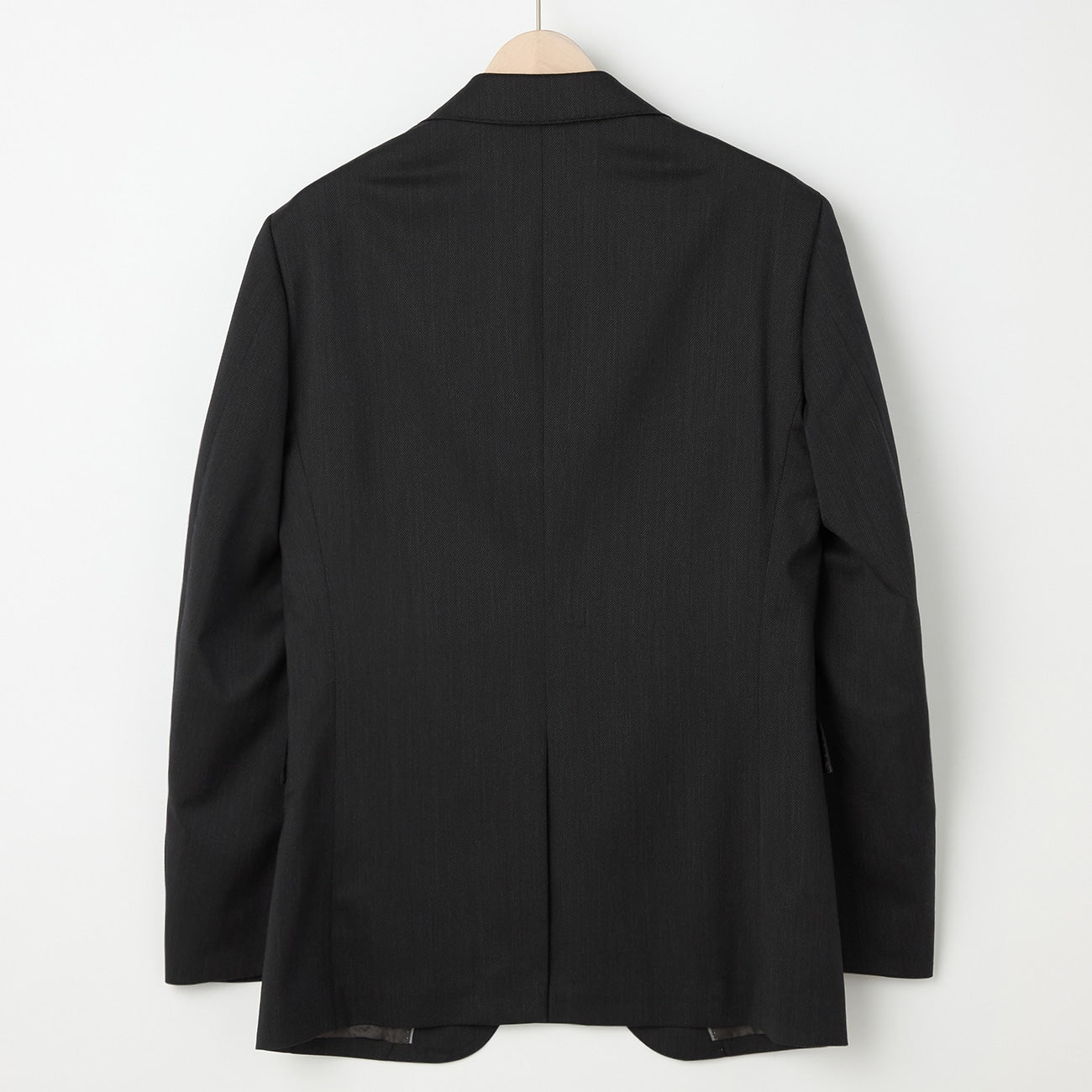 Wool Blend Twill Suit - Charcoal Gray_19
