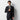 Wool Blend Textured Solid Suit - Black_17