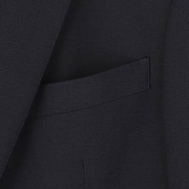 Two-pants Wool Blend Suit - Navy_16