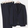Two-pants High breathability Shadow Stripe Suit - Navy_19