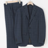 High Breathability Glen Plaid Suit - Blue_19