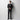 Washable Stretch Stripe Suit - Charcoal Gray_02