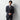 Washable Stretch Glen-Plaid Suit - Navy_01