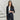 Shadow Check Three-quarter Sleeve Jacket - Navy_20