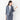 High Breathability Cropped Sleeve Notch Lapel Jacket - Blue_23