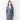 High Breathability Cropped Sleeve Notch Lapel Jacket - Blue_24