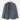 High Breathability Cropped Sleeve Notch Lapel Jacket - Blue_27