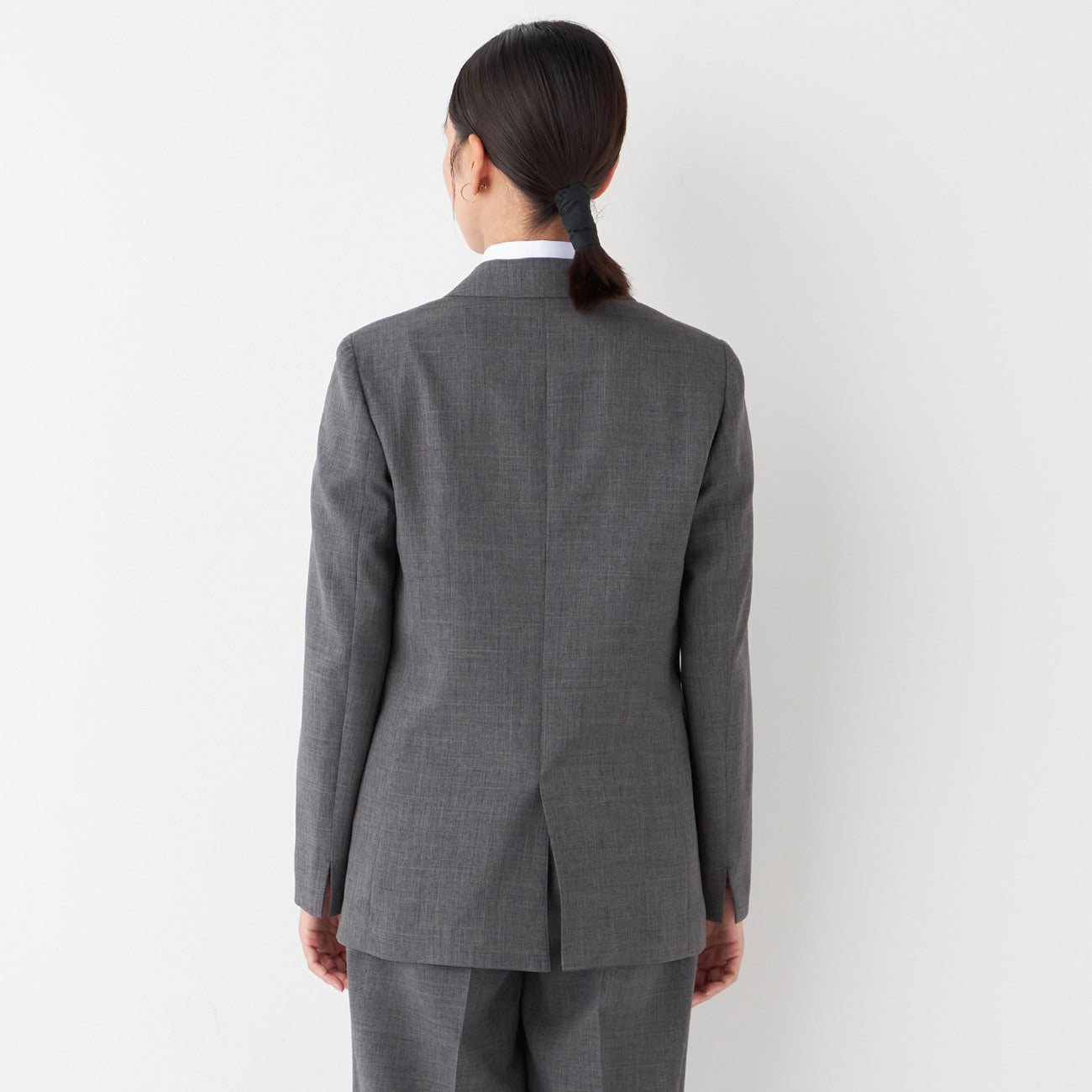 THE THIRD SUITS Double Breasted Jacket - Medium Gray_19