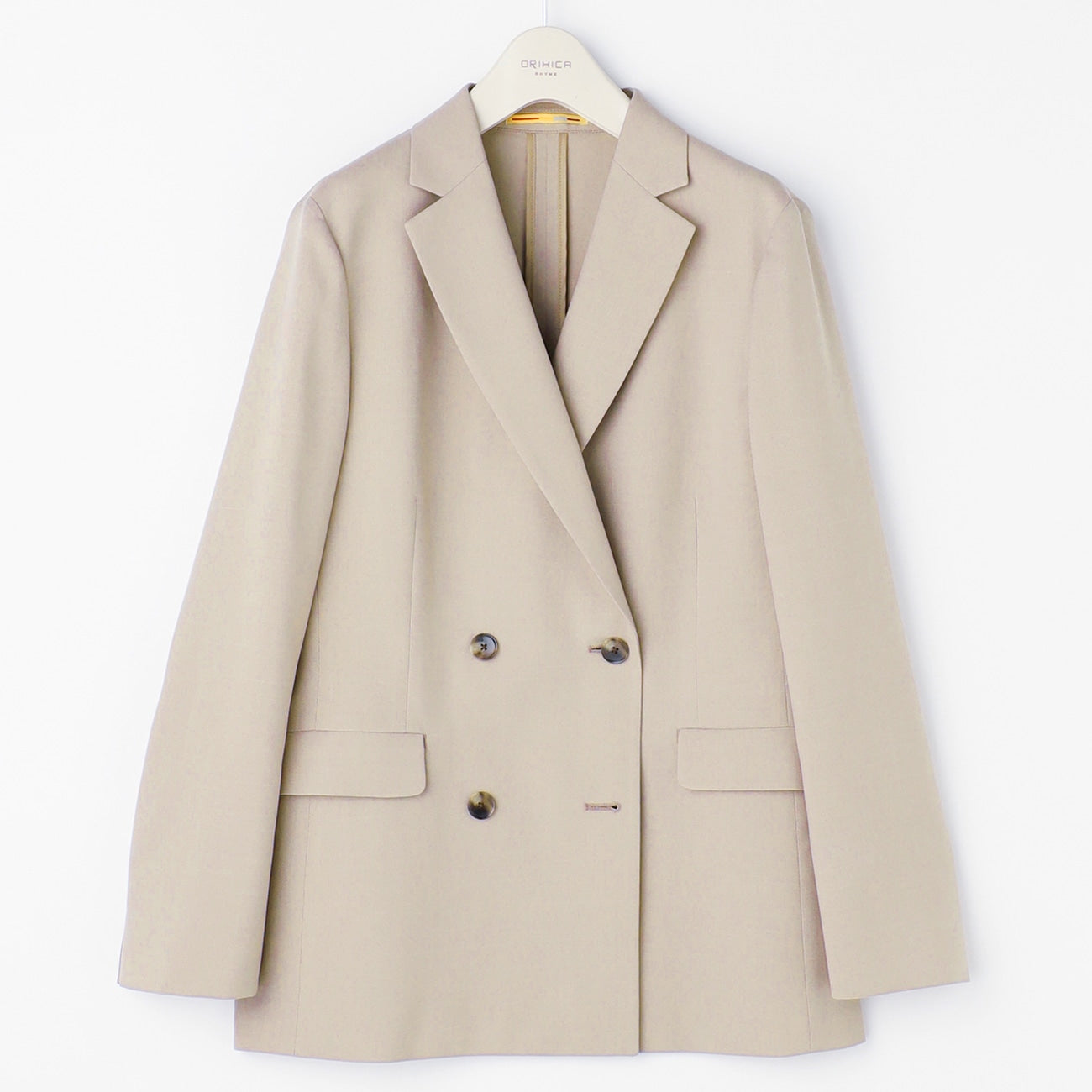THE THIRD SUITS Double Breasted Jacket - Beige_19