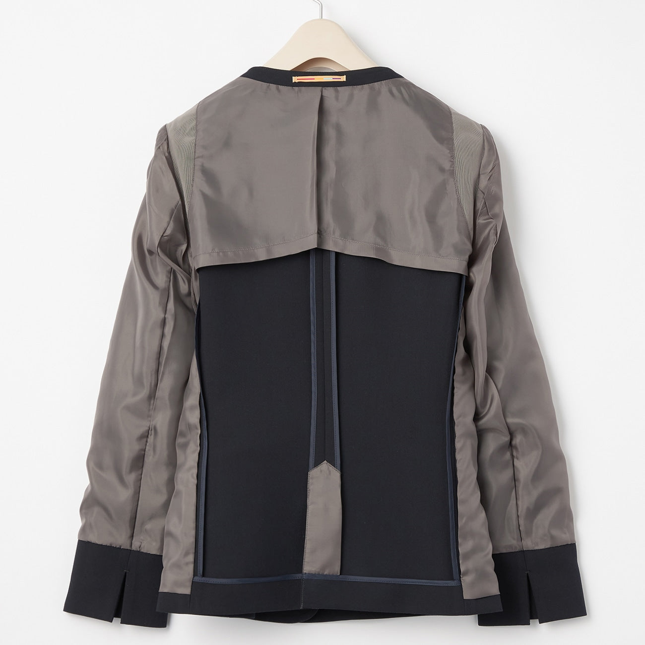 THE THIRD SUITS 無領雙織外套 -深藍