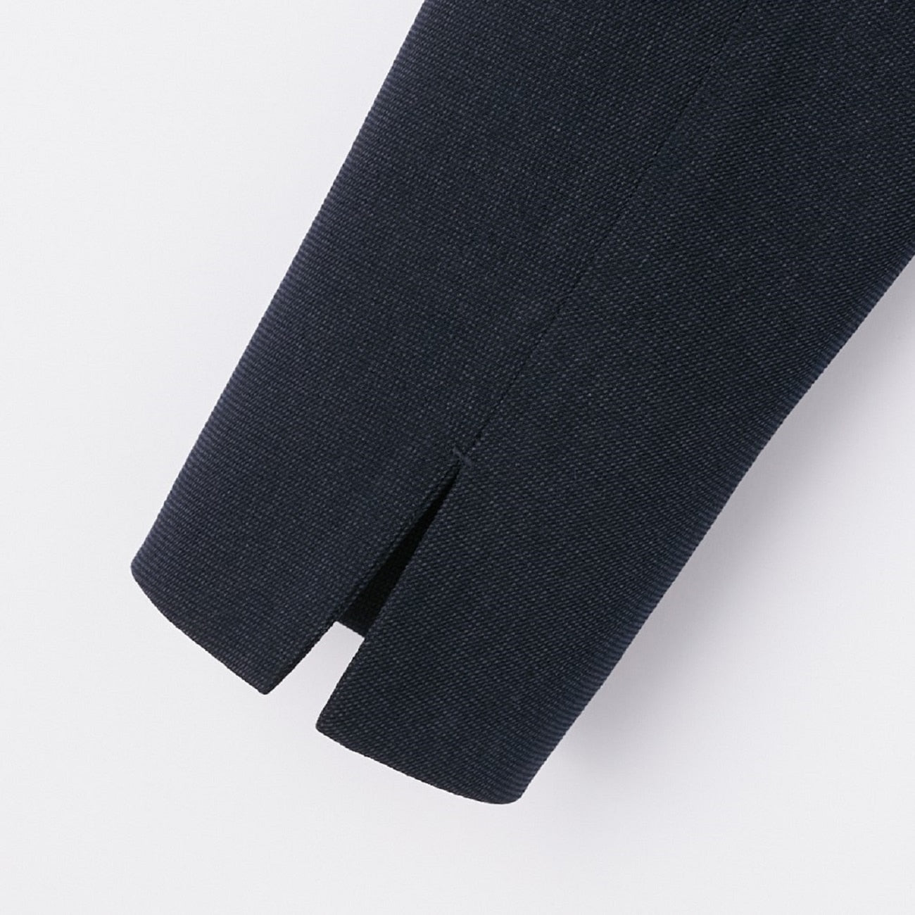 可机洗 Stretch Notch Lapel针头花纹 外套 -深蓝