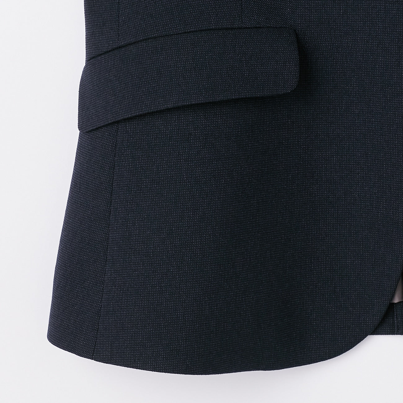 可机洗 Stretch Notch Lapel针头花纹 外套 -深蓝