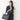Washable Stretch Three-Quarter Sleeve Check Jacket - Navy_43