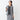 High-breathability Washable Stretch Cropped Sleeve Houndstooth Jacket - Blue_47
