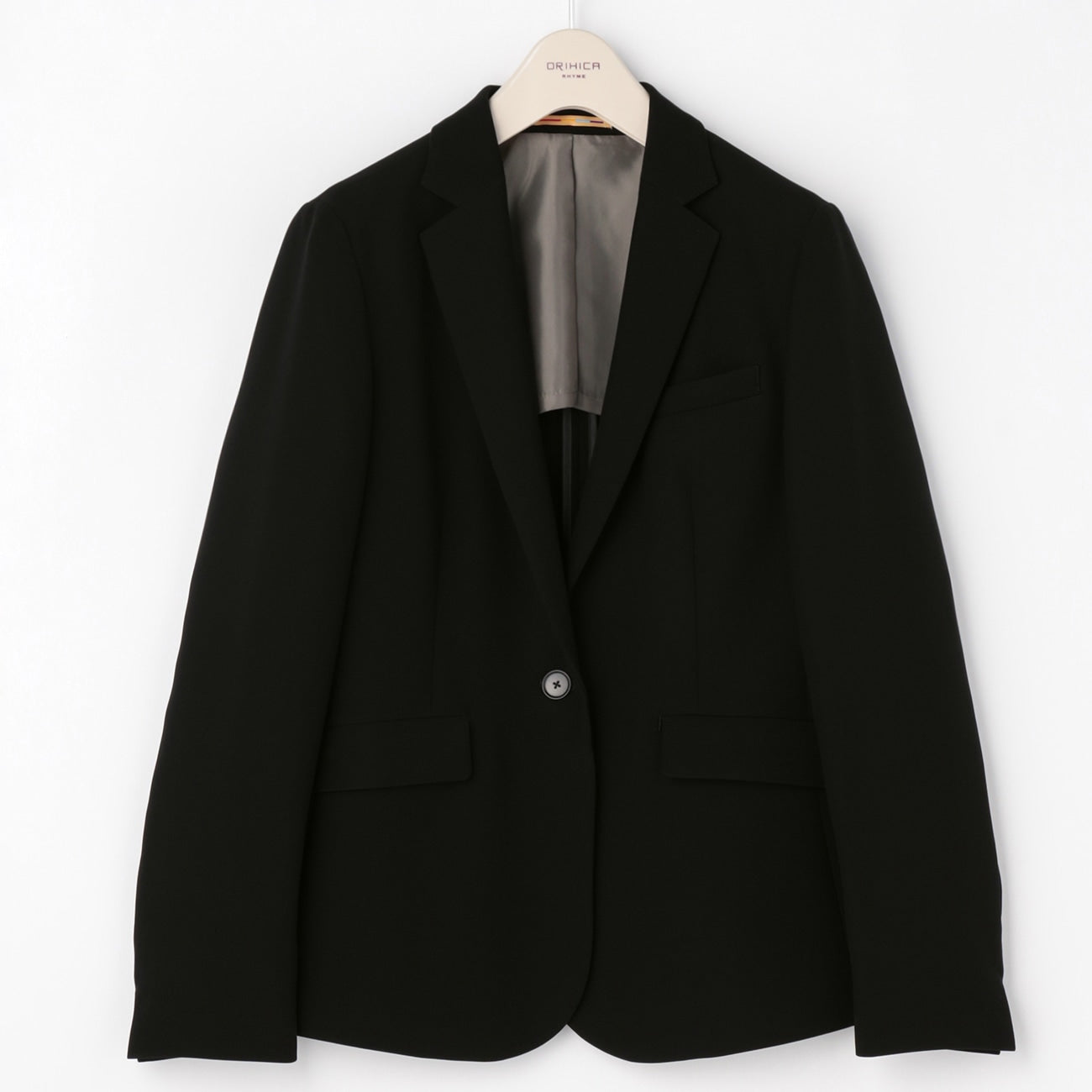 THE THIRD SUITS Double Cloth Notch Lapel Jacket - Black_18