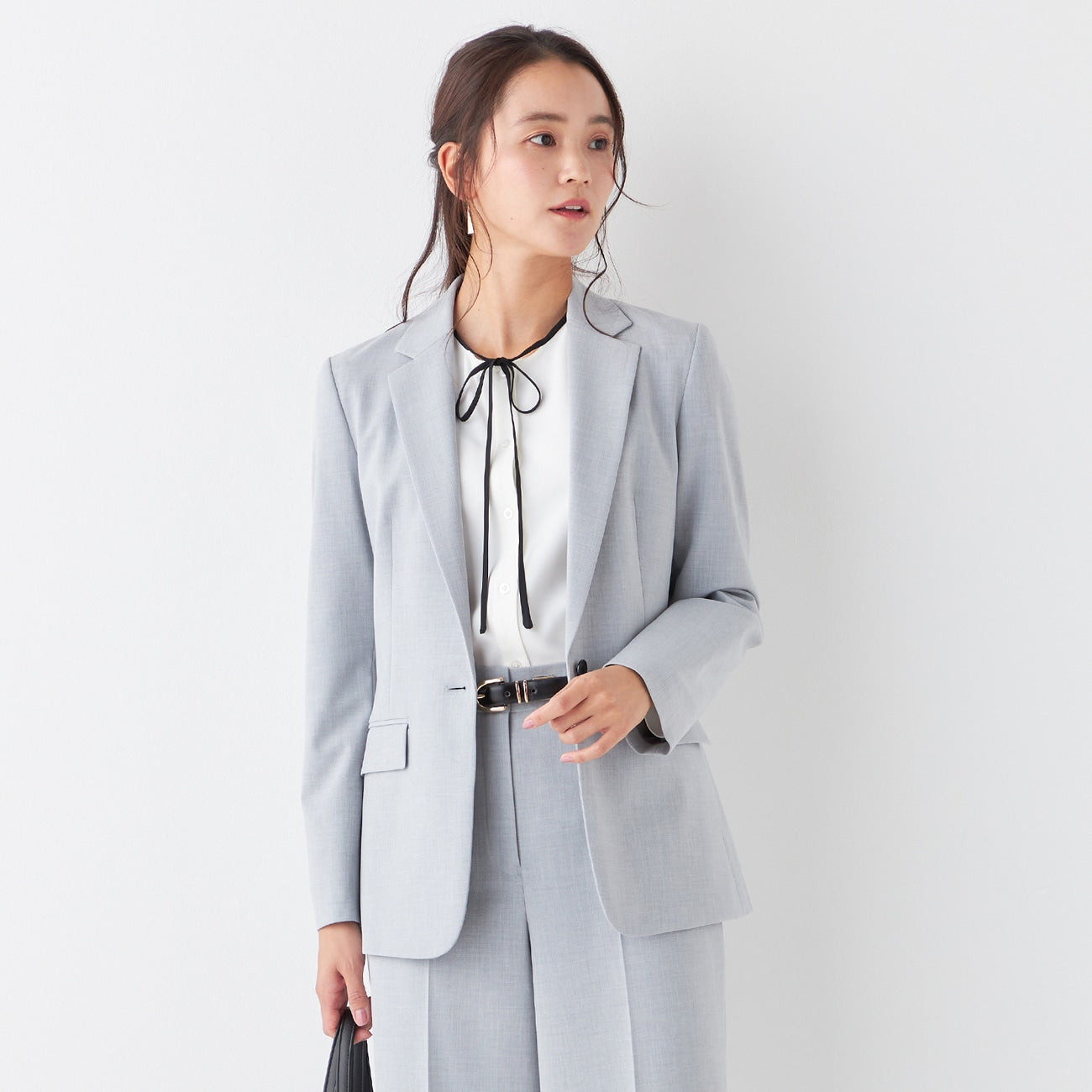 THE THIRD SUITS Long Jacket - Light Gray_24