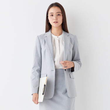 THE THIRD SUITS Long Jacket - Light Gray_25