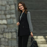 THE THIRD SUITS Double Breasted Vest - Black_15