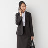 LUXE Line REDA Notch Lapel Jacket - Brown_16