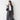 LUXE Line REDA Stripe Long Jacket - Medium Gray_18