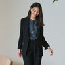 THE THIRD SUITS Double Breasted Jacket - Black_16