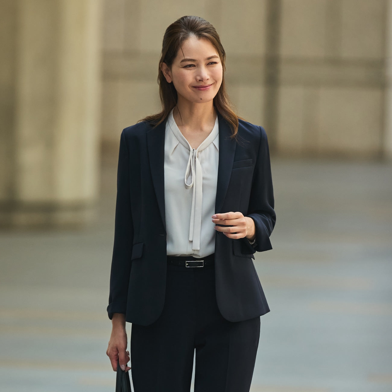 THE THIRD SUITS Notch Lapel Jacket - Navy_15