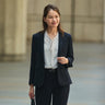 THE THIRD SUITS Notch Lapel Jacket - Navy_15