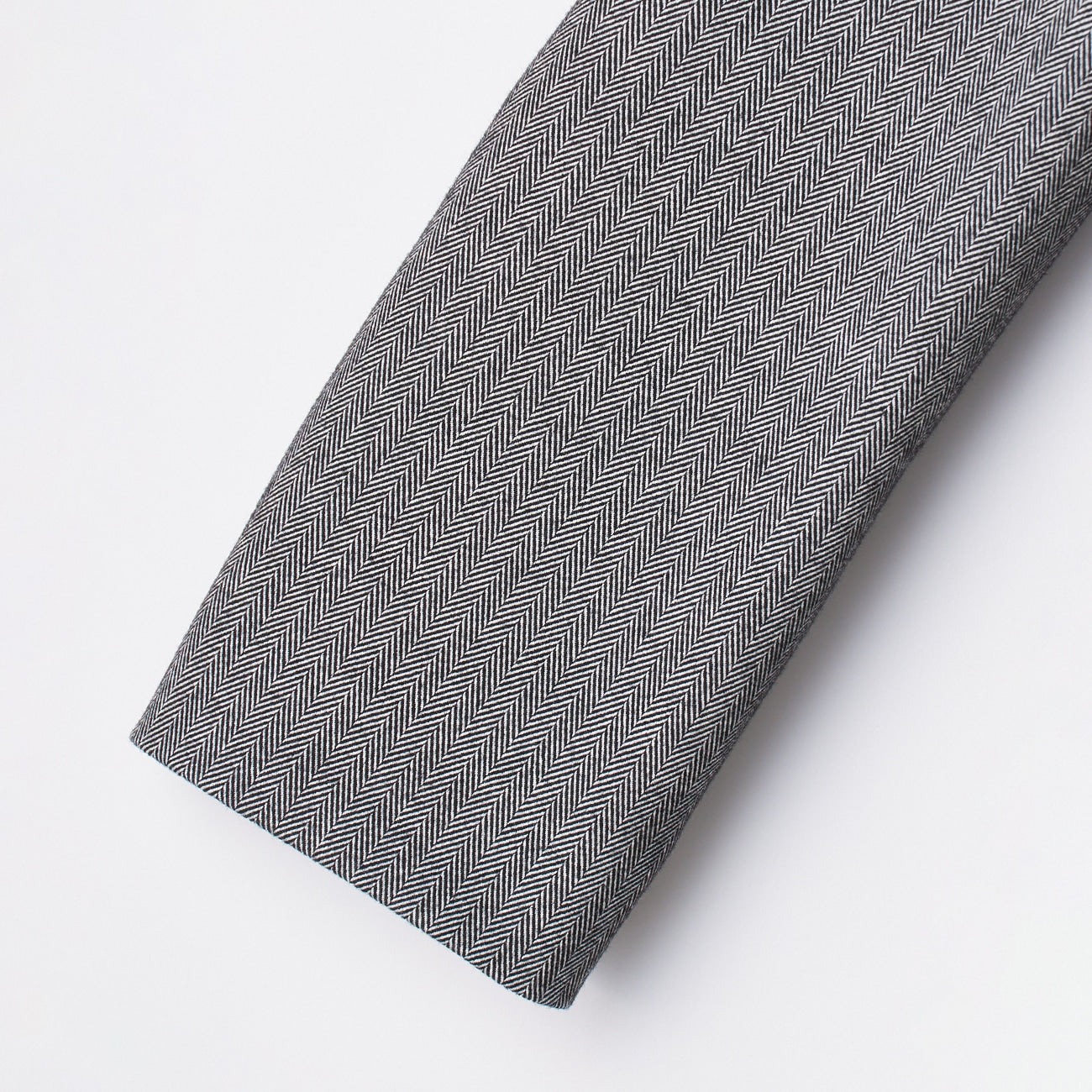 THE THIRD SUITS 魚骨紋 長外套 - Medium灰