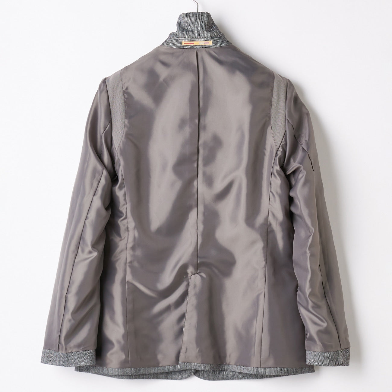 THE THIRD SUITS 魚骨紋 長外套 - Medium灰