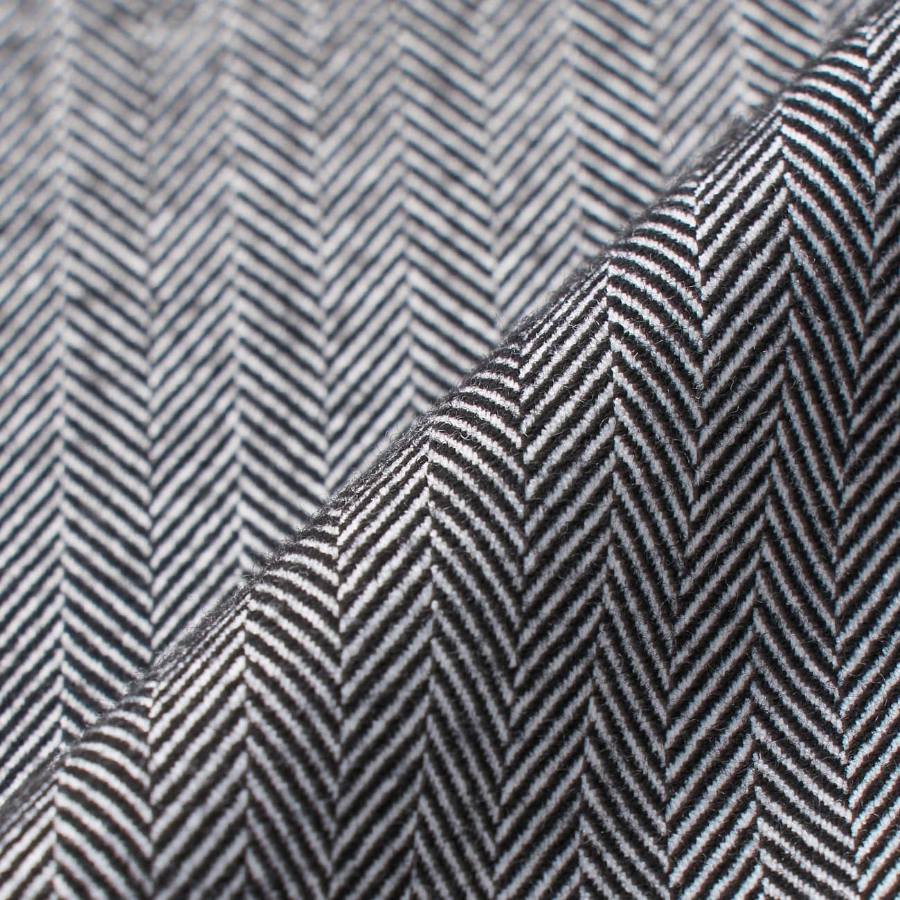 THE THIRD SUITS 魚骨紋長外套 - Medium灰