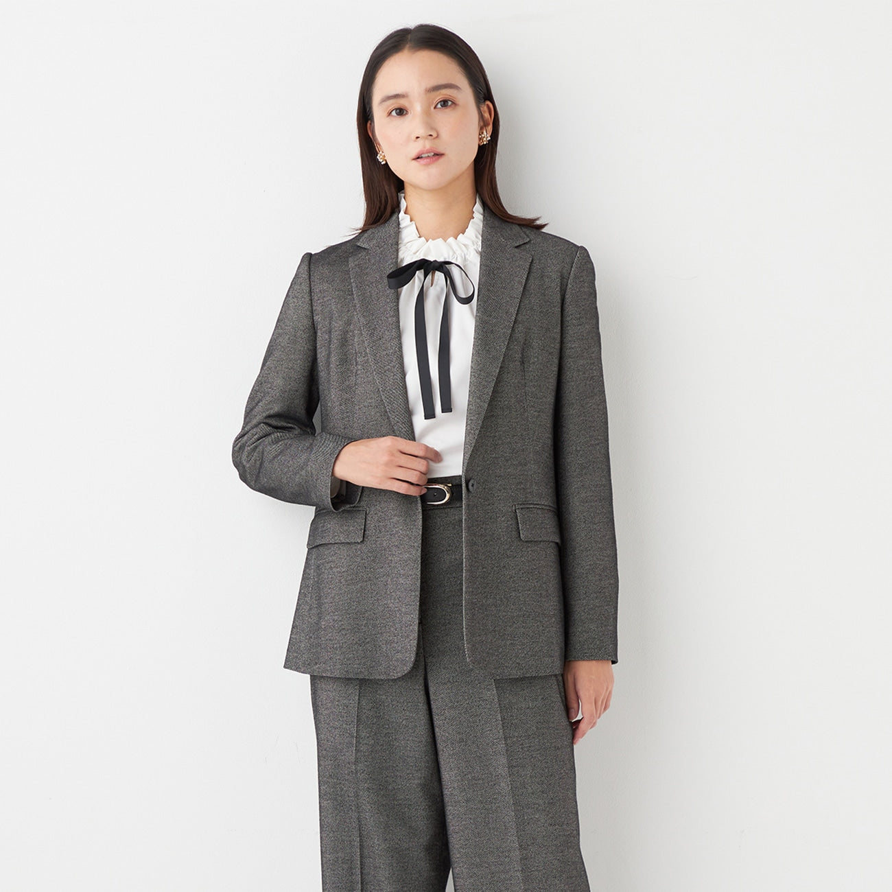 THE THIRD SUITS Twill Long Jacket - Beige_17