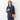 THE THIRD SUITS Linen-Like Cropped Sleeve Double-Breasted Jacket - Navy_44