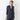 THE THIRD SUITS Linen-Like Cropped Sleeve Double-Breasted Jacket - Navy_51