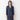THE THIRD SUITS Linen-Like Cropped Sleeve Double-Breasted Jacket - Navy_55