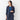 THE THIRD SUITS Linen-Like Cropped Sleeve Collarless Jacket - Navy_40