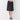 Washable Stretch Shadow Stripe Semi-tight Skirt - Navy_18