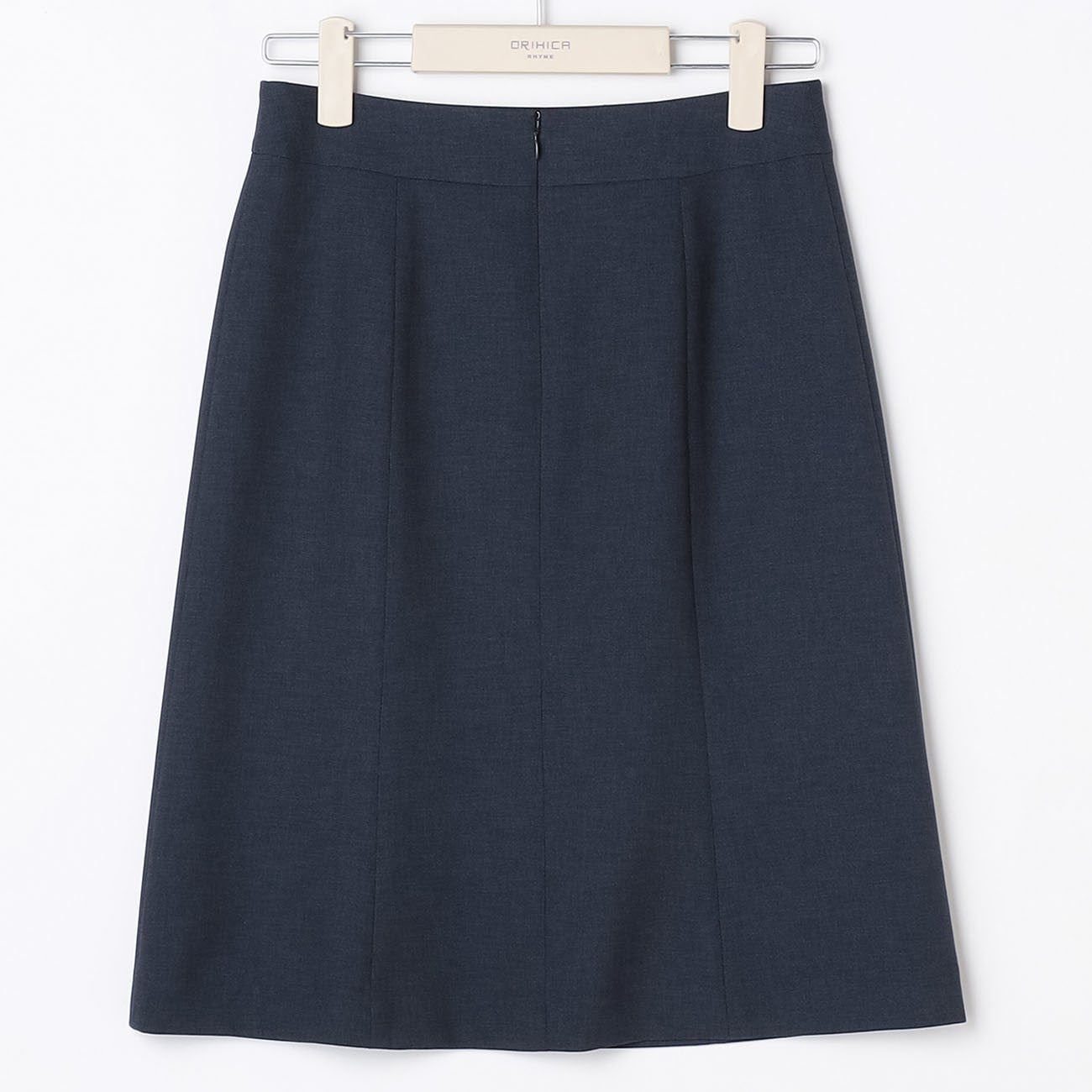 可機洗彈力半緊身裙 -深藍