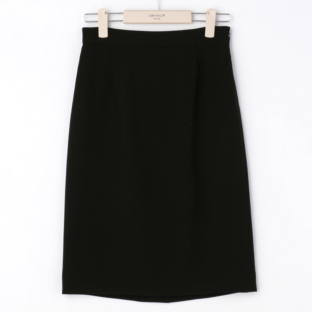 THE THIRD SUITS Double Cloth Tight Skirt - Black_18