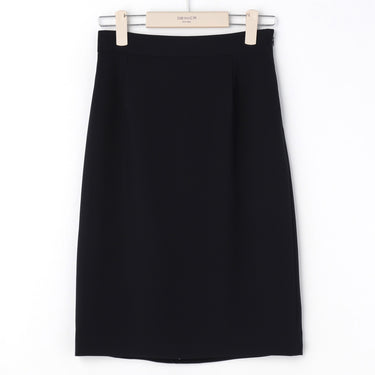 THE THIRD SUITS Double Cloth Tight Skirt - Navy_29