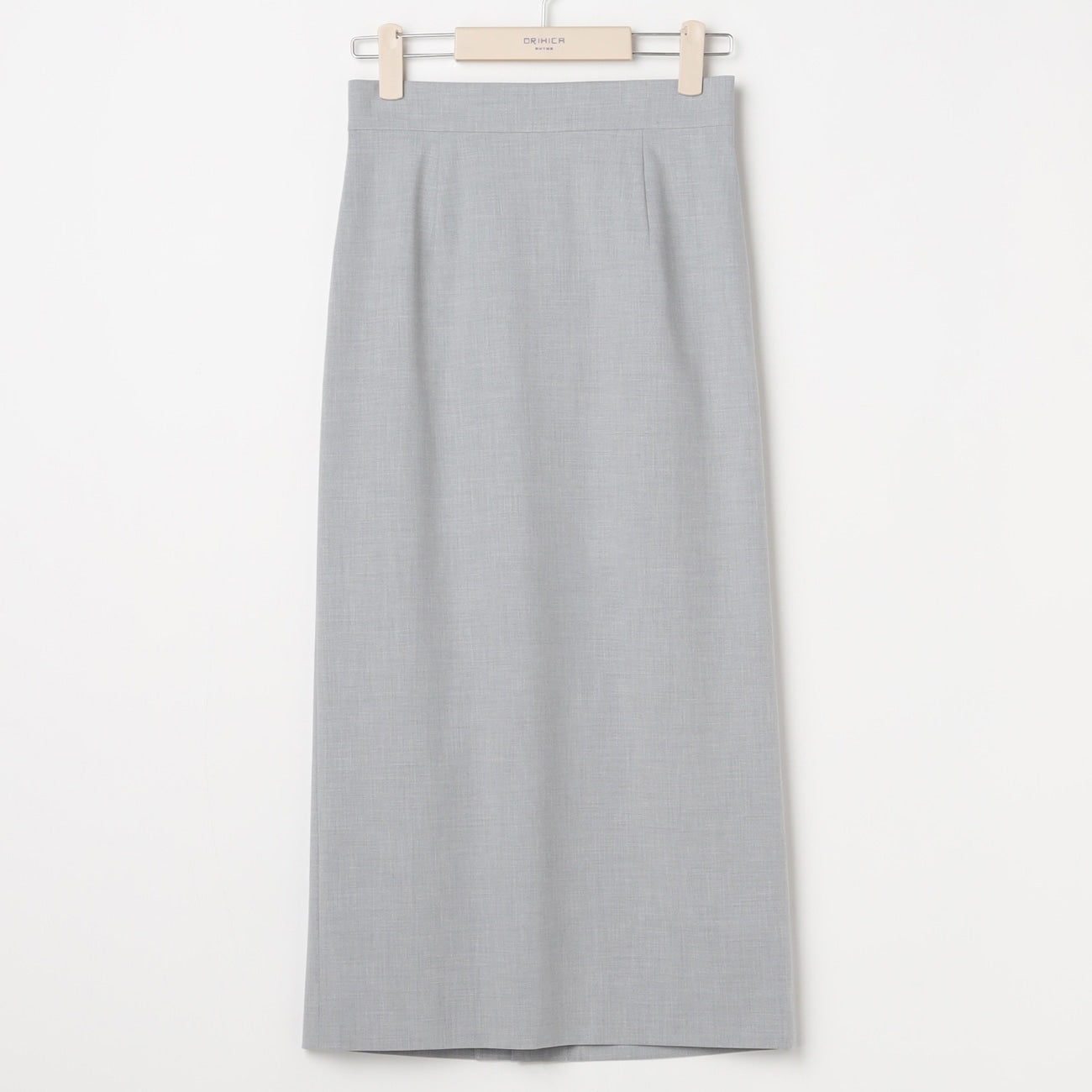 THE THIRD SUITS Long Tight Skirt - Light Gray_18