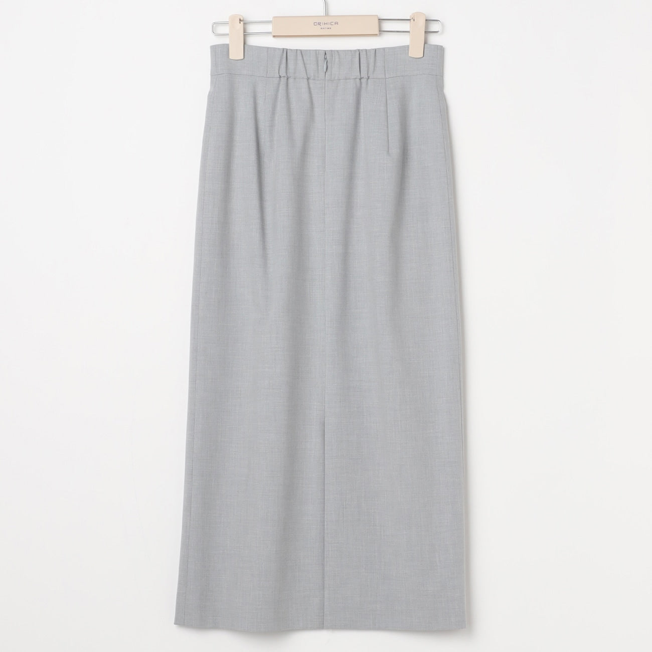 THE THIRD SUITS Long Tight Skirt - Light Gray_19