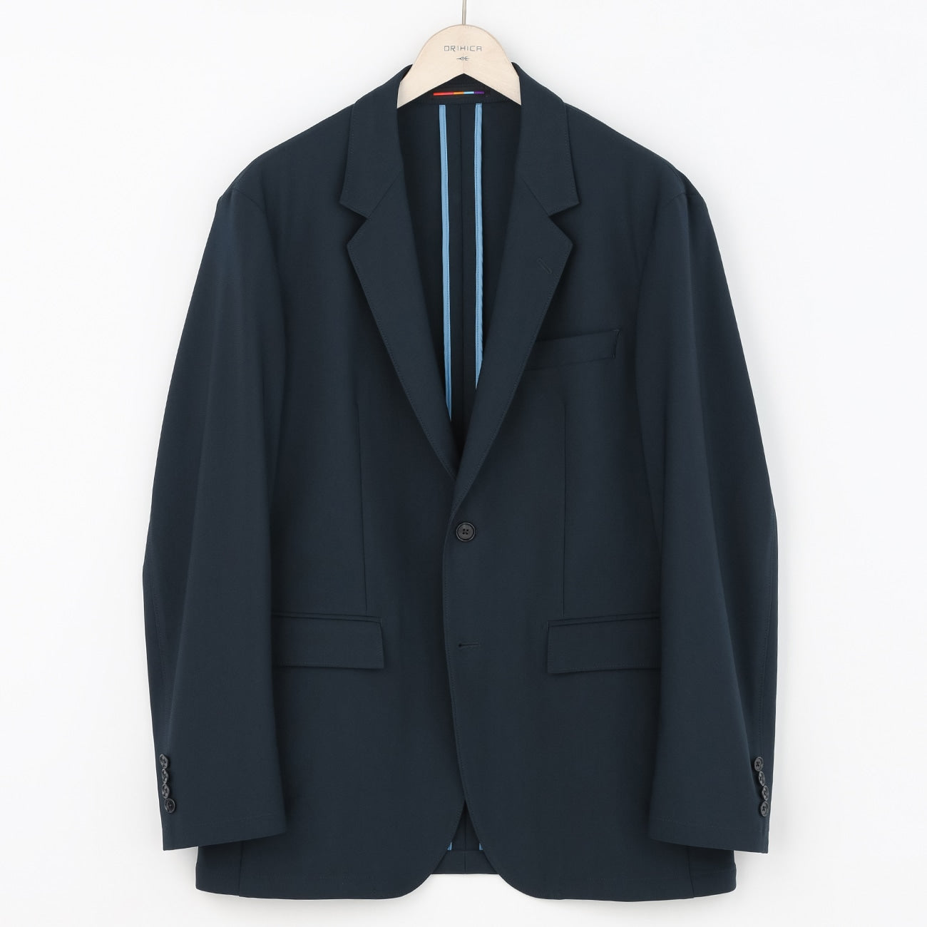 Japanese Fabric THE THIRD SUITS BIZSPO Jacket - Navy_14
